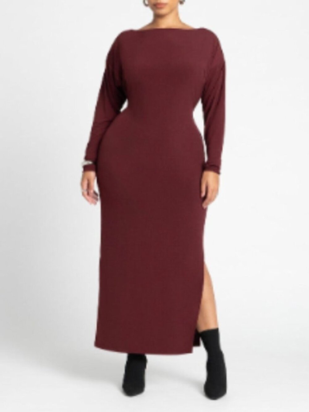 Eloquii maxi dress with back cutout